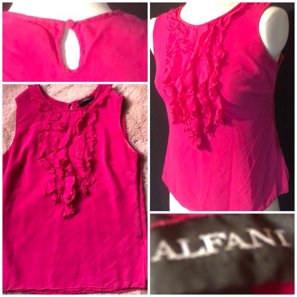ALFANI Ruffle Blouse